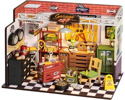 Robotime Rolife Garage Workshop - DG165 - Knutselen - DIY - Miniatuur - Hobby - Miniatuurhuisje - Creatief