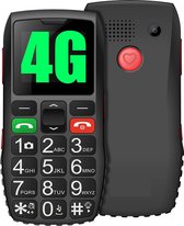 Senioren Mobiele Telefoon 4g - Senioren GSM - Zwart