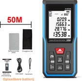 Mètre laser - Télémètre portée de 50 mètres - Mètre laser de haute précision - Télémètre laser - Télémètre - Ruban à mesurer numérique