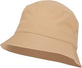 Bucket hat - Unisex - Sand - Vissershoedje - One Size - Bucket hat heren - Bucket hat dames - Visserhoedje heren - Vissershoedje dames