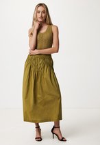 Midi Rok With Details Dames - Spicy Green - Maat L