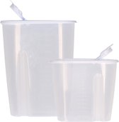 Arroseur de récipient alimentaire - blanc - 1,5 et 2,2 litres - plastique