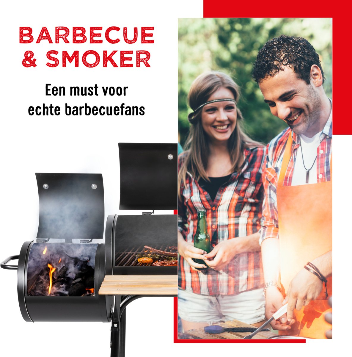 BBQ BBQ Smoker Smokerbarbecue - afbeelding 5