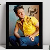 Niall Horan Ingelijste Handtekening – 15 x 10cm In Klassiek Zwart Frame – Gedrukte handtekening – One Direction - This Town, Slow Hands, Too Much to Ask, On the Loose, Nice to Meet Ya, Black and White en Heaven