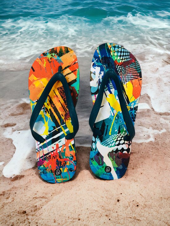 Owniez Flip Flops Oeps Paint Slippers Heren Comfortabele en Duurzame Slippers . bol