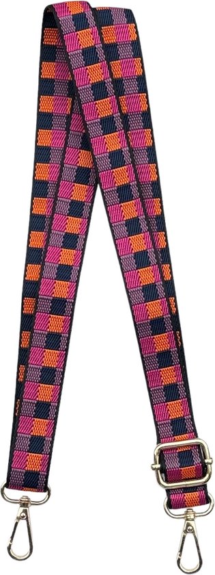 Foto: Verstelbaar telefoonkoord lanyard telefoon koord 140cm crossbody in zomerse roze oranje universeel voor festivals dagelijks gebruik geschikt voor iphone 15 samsung veilig stijlvol comfortabel snelle toegang tot je telefoon