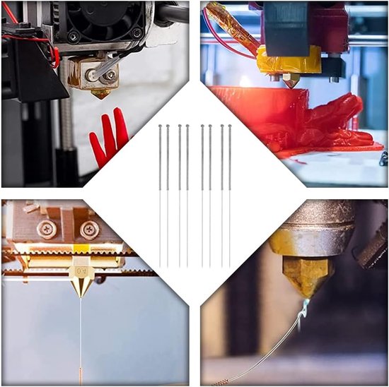 thumbnail image 2 of Kingroon 17-Piece 3D Printer Nozzle Cleaning Tool Kit - Brush, Needles, Tweezers, Wrenches 2 of 2