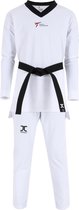 JCalicu - Combinaison de taekwondo olympique JCalicu Hero kyorugi | WT approuvé blanc