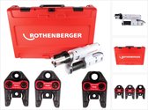 Rothenberger ROMAX AC ECO Set TH 230 V persmachine type C voor netvoeding in transportkoffer + 3 x persbekken ( 15730 )
