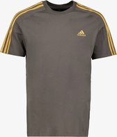 Adidas M3S SJ heren T-shirt bruin - Maat XL
