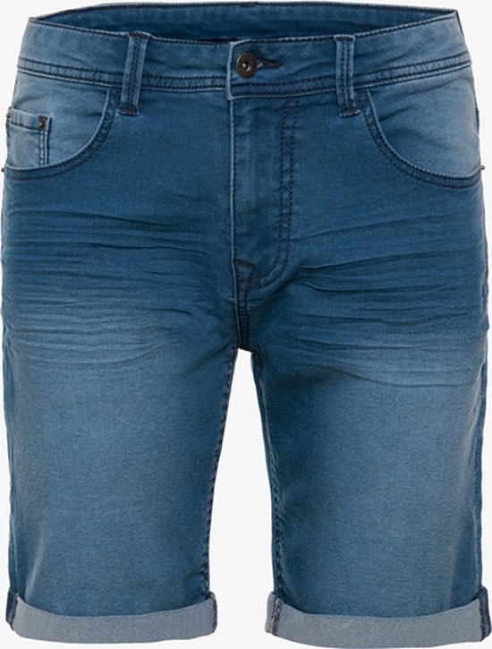 Unsigned heren denim short medium blauw - Maat L