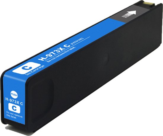 Inktcartridges Geschikt voor HP 973 | 1x Cyaan Geschikt voor HP Pagewide Pro 452dn, 452dw, 477dn, 477dw, 477dwt, 552dw, 577dw, 577z