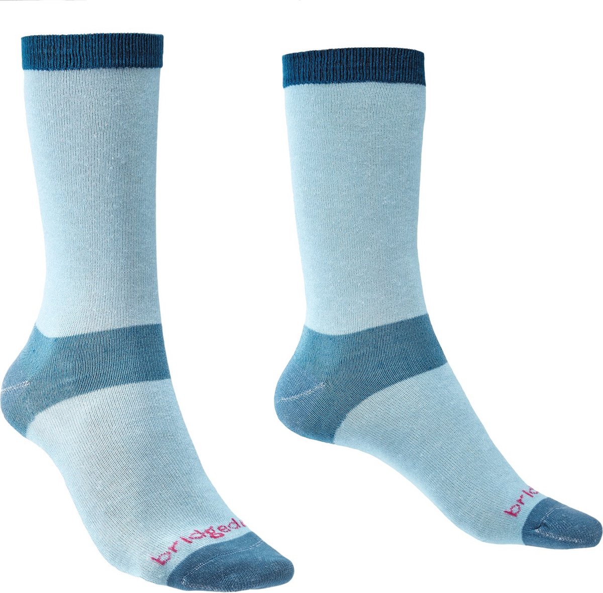 Bridgedale Base Layer Coolmax Liner Sokken (2 paar) - Blauw 44-46
