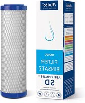 Waterfilter met actieve koolfilter wit - Alkalisch en Bacterievrij waterfilter