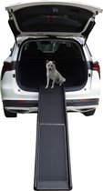 Hondenloopplank Voor Auto – Hondentrap Met 90 KG Capaciteit – Opvouwbare Loopplank Hond Met Antisliphoes – Hondentrapje Voor Honden – Huisdiertrap - 156 x 40 cm