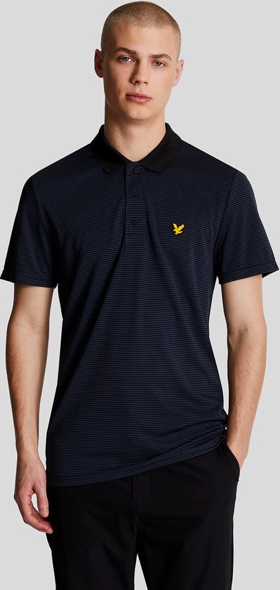 Lyle _and_ Scott Mens Golf Microstripe Polo