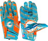 Wilson Adult NFL Stretch Fit Gloves Team Miami Dolphins