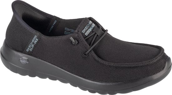 Skechers Slip-Ins Go Walk Joy - Idalis 124647-BBK, Vrouwen, Zwart, Sneakers, maat: 40