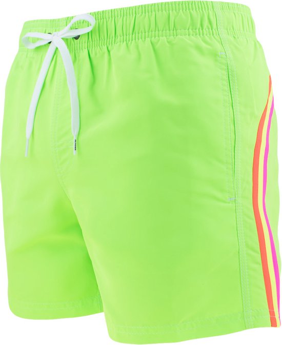 Sundek elastic waist zwemshort fluo groen - XL