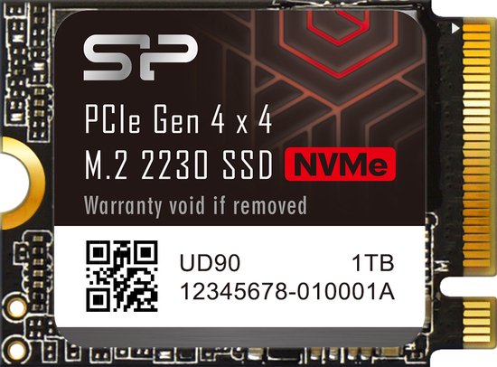 Silicon Power - UD90 2230 - Interne SSD - PCIe Gen4x4 - NVMe M.2 2230 - 1TB
