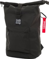 The Original Gabbag - Sac à dos hydrofuge - 17 pouces - Sac à dos pour ordinateur portable Rolltop - Garantie à vie - Zwart