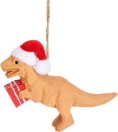 T-Rex houten kersthanger - Sass & Belle
