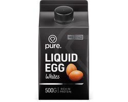 Pure. Liquid Egg Whites - vloeibaar ei eiwitten - puur ei-eiwit - protein - 500ml