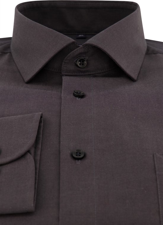 Chemise Casa Moda Uni Gris Kent Coupe Moderne - 40