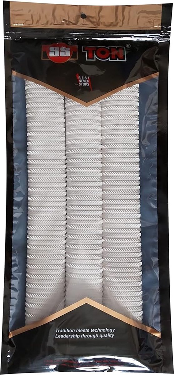 SS PREMIUM cricketbatgreep | Kleur: veelkleurig | Verpakkingsgrootte: verpakking van 3 | Schokabsorberende vleermuisgreep | Antislip | Geschikt voor full-size Bat Handle