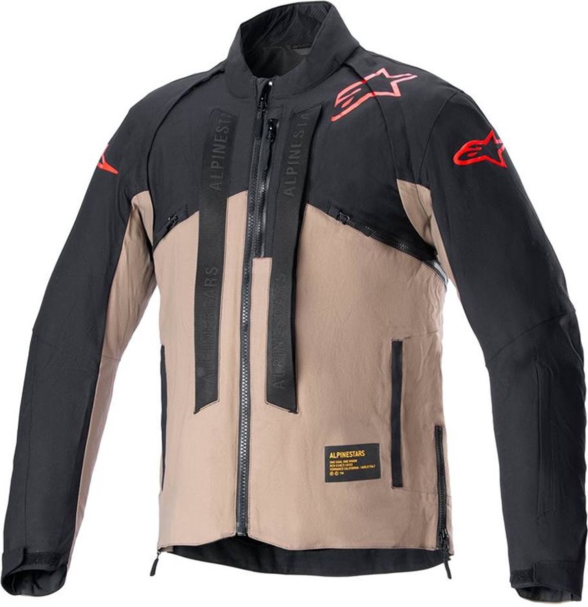 Alpinestars Techdura Jas Zwart Falcon Bruin - Jas