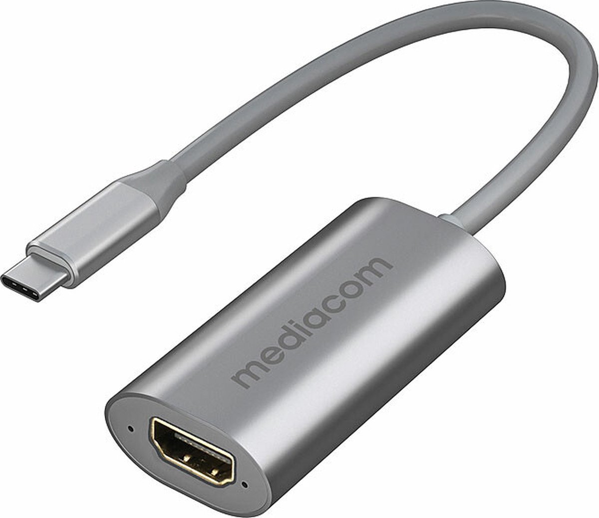 Mediacom MD-C306 interface hub USB Type-C Aluminium