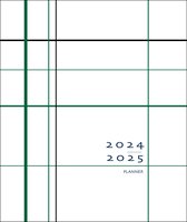 Planner 2024-2025 - Agenda - Academic planner & organizer - Weekplanner - Maandplanner - 21 x 25 cm - Beige
