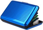 New Age Devi - Premium Creditcardhouder - Alu Pasjeshouder - Aluminium - Blauw/Blue