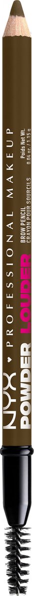 NYX Professional Makeup Powder Loud Brow Pencil– opbouwbare tinten, tot 12 kleuren