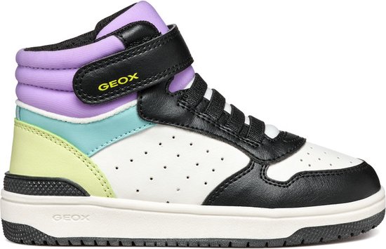 GEOX J WASHIBA GIRL Meisjes Sneakers BLACK MULTICOLOR Maat 34 bol