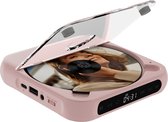 Somstyle Draagbare CD Speler met Bluetooth - EA100 - 3.5 MM Aux - CD / CD-R / CD-RW - Discman - MP3 - LCD Touch Screen - Roze