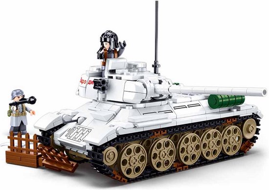 Sluban M38-B0978 - Winter Tank Russisch - 518 onderdelen - Bouwdoos