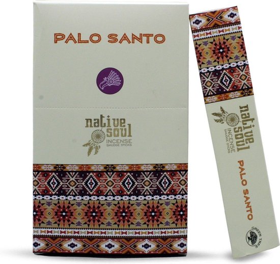 Foto: Native soul palo santo wierook green tree heilig hout wierookstokjes doos 12 stuks