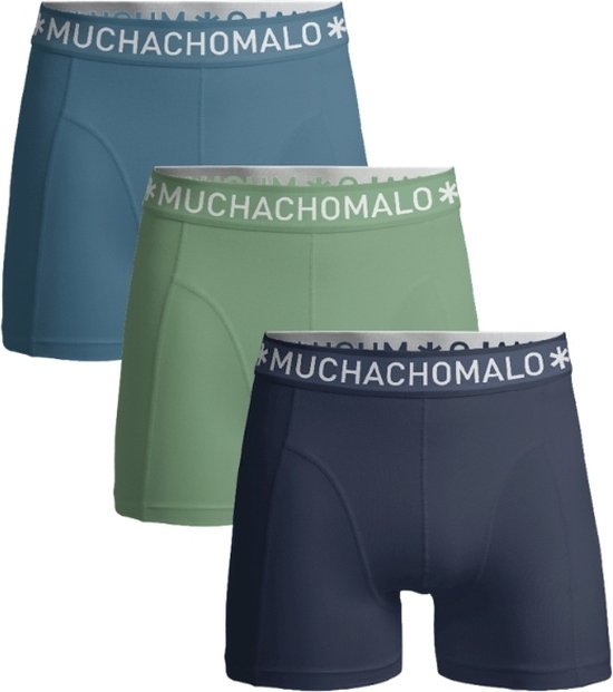 Muchachomalo Heren Boxershorts - 3 Pack - Maat M - 95% Katoen - Mannen Onderbroek