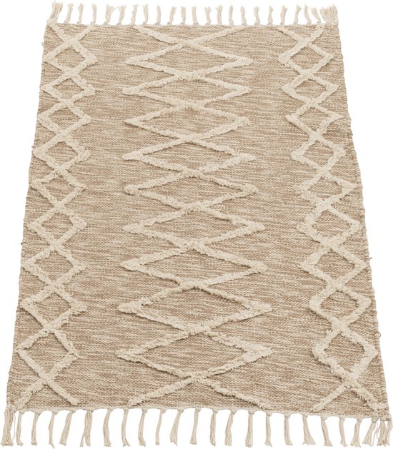 Klein Tapis Boho Beige/Sable 100x60 cm