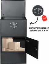 XXXL Pakketbrievenbus - GRATIS sticker - PakketPanda® Maxi - Brievenbus - Pakketbox - Grote Pakketten - Pakket Sticker