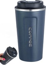 Tasse à café intelligente portable Thermos avec capteur de température LED - 500 ml - Acier inoxydable