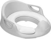 universele toiletbril voor kinderen - Kindertoiletbril grijs - WC verkleiner - Draagbare toiletbril met handvatten - Antislip