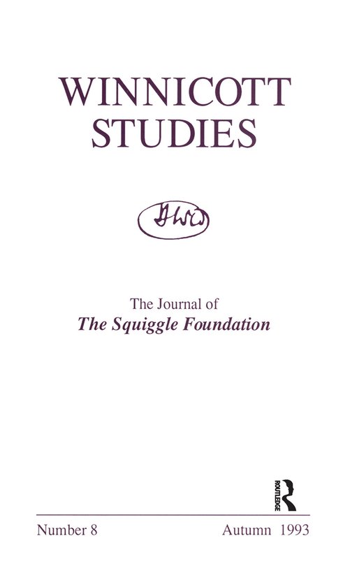 The Winnicott Studies Monograph Series- Winnicott Studies. N ... - cover