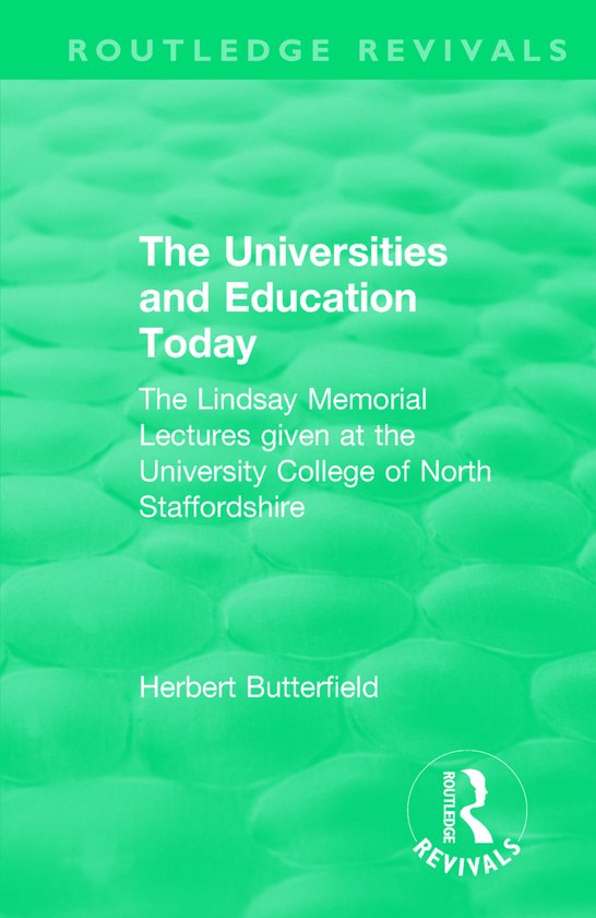 Routledge Revivals- Routledge Revivals: The Universities and ... - cover
