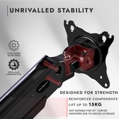Bol.com Monitor Arm Bracket Mount voor 24-49" Schermen - Ergonomisch Verstelbaar en Kantelbaar - VESA 75/100mm - Max. 15kg aanbieding