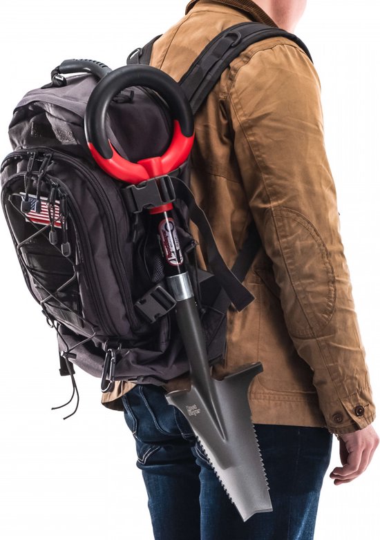 Root Slayer, Mini tuinschep met V-vormig blad - Multifunctionele tuinschop met zaag en mes - Compacte Spade - Tuingereedschap - Schop & wortelzaag voor tuinieren - Tuinschepje van Radius Garden — afbeelding 3