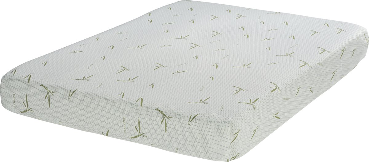 Viking Choice Koudschuim matras - 200x90x12 cm - bamboo tijk wit