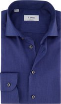 Eton business overhemd donkerblauw
