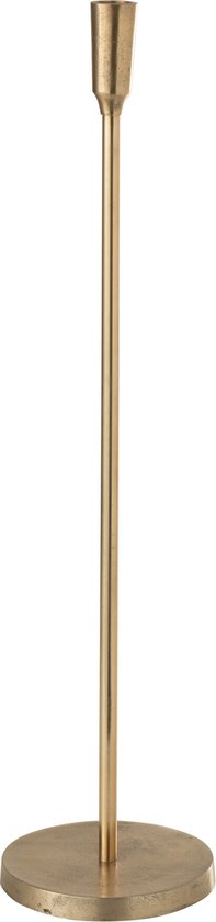 J-Line kandelaar - metaal - goud - medium